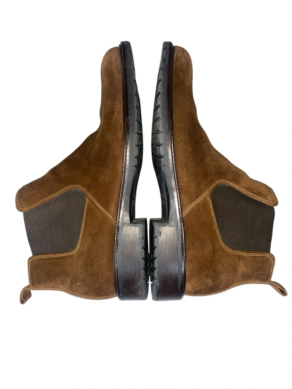 Johnston and Murphy Brown Suede Chelsea Boots Size 9.5 Chukka